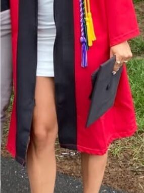 Graduation cap and gown